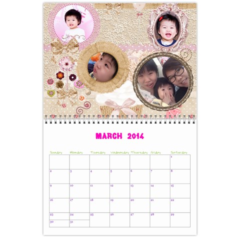 Momo Calendar By Miky Yuen Mar 2014