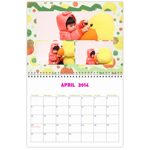 Momo Calendar By Miky Yuen Apr 2014