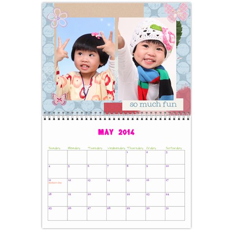 Momo Calendar By Miky Yuen May 2014
