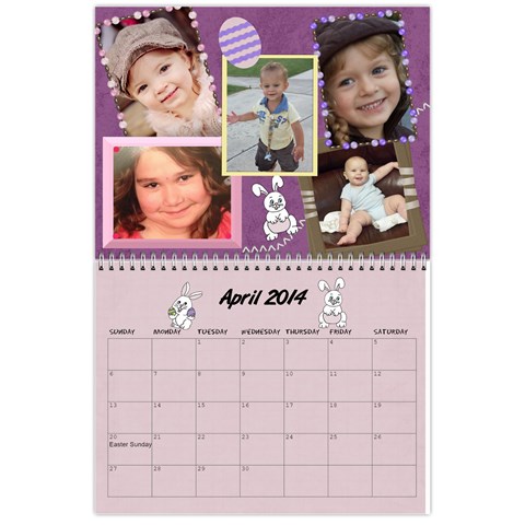 Grandkids Calendar By Raya Apr 2014