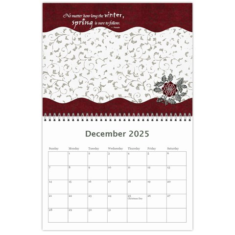 2025 Calender Beloved By Shelly Dec 2025