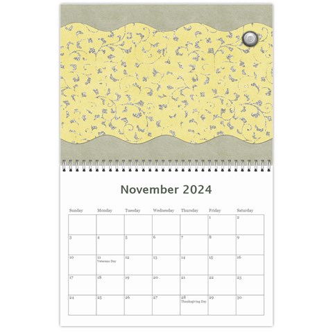 2023 Glittering New Year Calender By Shelly Month