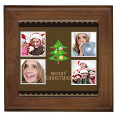 merry christmas - Framed Tile