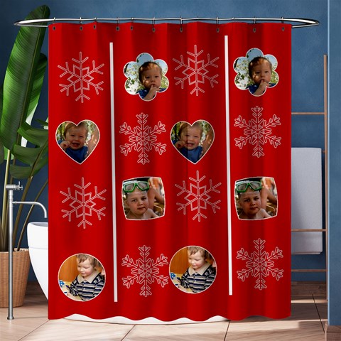 Merry Christmas By Divad Brown 60 x72  Curtain