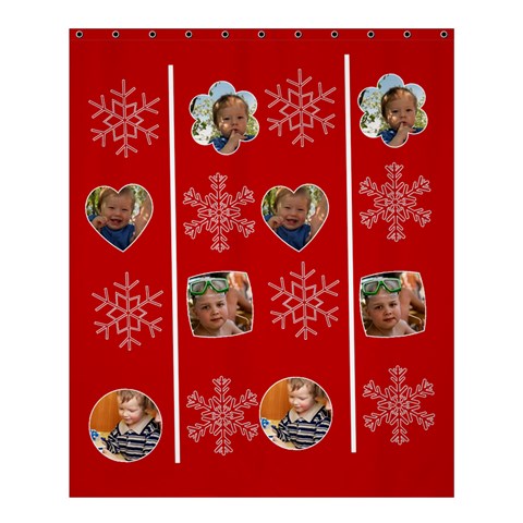 Merry Christmas By Divad Brown 60 x72  Curtain