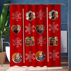 merry christmas - Shower Curtain 60  x 72  (Medium)