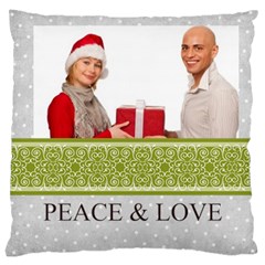 merry christmas - Large Cushion Case (Two Sides)