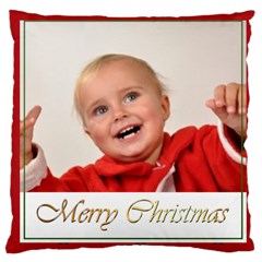 merry christmas - Large Cushion Case (Two Sides)