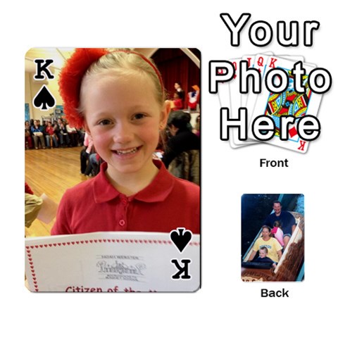 King Kelly Card Gift By Michelle Raymond Front - SpadeK