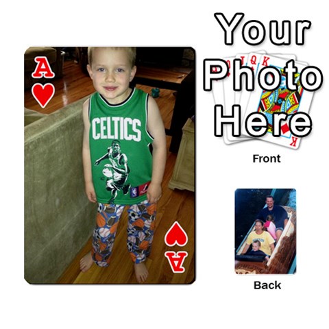 Ace Kelly Card Gift By Michelle Raymond Front - HeartA