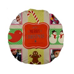 merry christmas - Standard 15  Premium Round Cushion 