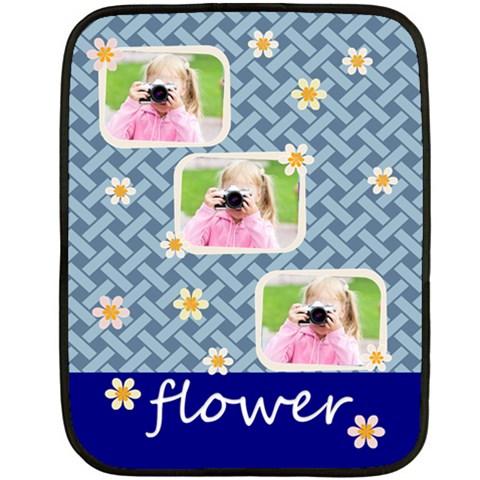 Flower By Joely 35 x27  Blanket Back