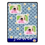flower - Fleece Blanket (Small)