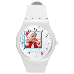 xmas - Round Plastic Sport Watch (M)