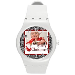 xmas - Round Plastic Sport Watch (M)