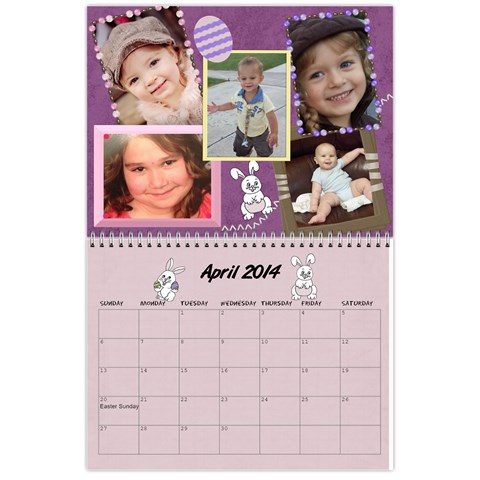 Grandkids Calendar By Raya Apr 2014