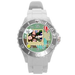 travel - Round Plastic Sport Watch (L)