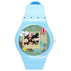 travel - Round Plastic Sport Watch (M)