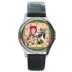 merry christmas - Round Metal Watch