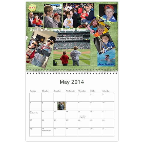 2014 Calendar By Sherry Shaffer May 2014