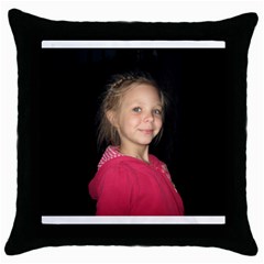 p1111 - Throw Pillow Case (Black)