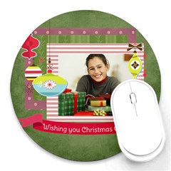 xmas - Round Mousepad