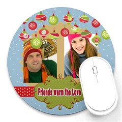 xmas - Round Mousepad