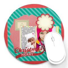 xmas - Round Mousepad