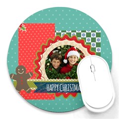 xmas - Round Mousepad