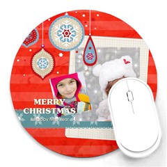 xmas - Round Mousepad