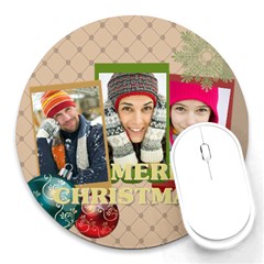 xmas - Round Mousepad