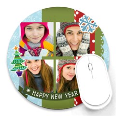 xmas - Round Mousepad