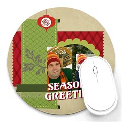 xmas - Round Mousepad