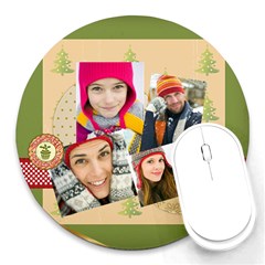 xmas - Round Mousepad