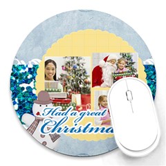 xmas - Round Mousepad