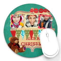 xmas - Round Mousepad