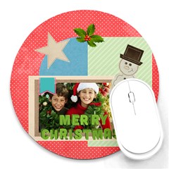 xmas - Round Mousepad