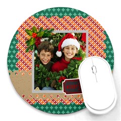 xmas - Round Mousepad