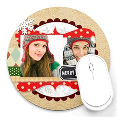 xmas - Round Mousepad