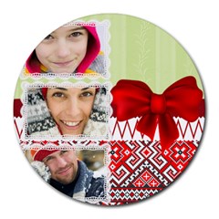 xmas - Round Mousepad