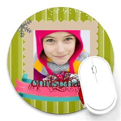 xmas - Round Mousepad