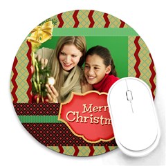 xmas - Round Mousepad