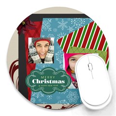 xmas - Round Mousepad