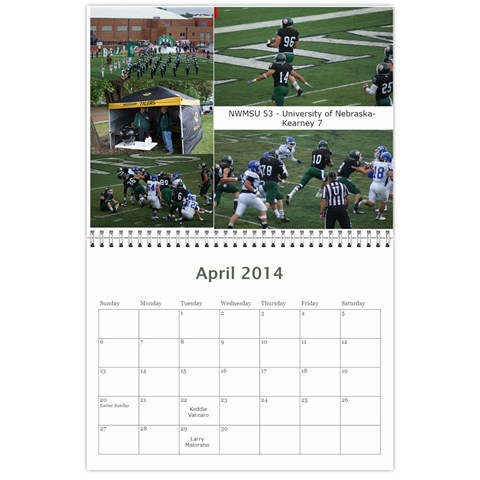 Tailgating Calendar2 By Sposten Hotmail Com Apr 2014