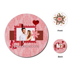 love - Playing Cards Single Design (Round)