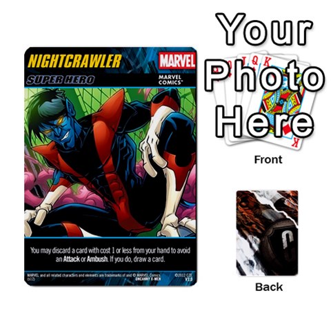 Ace Dcdb Marvel Starters  By Mark Front - HeartA