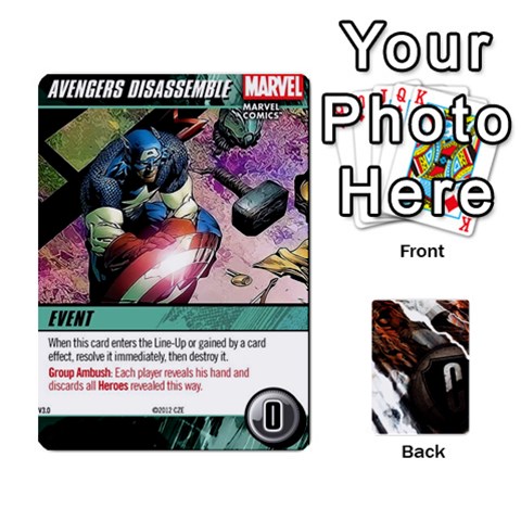 Ace Dcdb Marvel Starters  By Mark Front - ClubA
