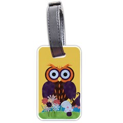 Owl Tag - Luggage Tag (two sides)