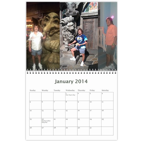 Calendar By Tamrena Mckeever Jan 2014
