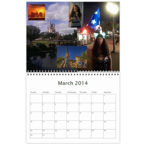 Calendar By Tamrena Mckeever Mar 2014
